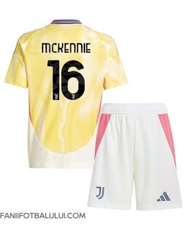Juventus Weston McKennie #16 Echipament de Fotbal Replică 2024-25 Copii Deplasare (+ Șorturi)
